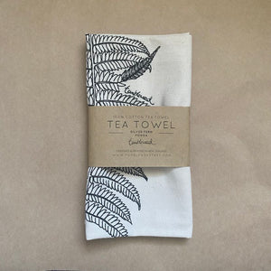 Silver Fern Ponga Tea Towel