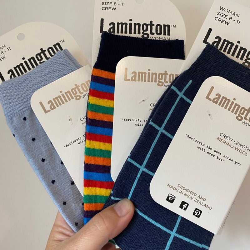 Bundle #25 - Lamington Socks Woman 8-11 Crew