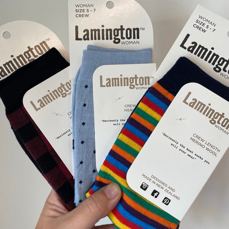 Bundle #24 - Lamington Socks Woman 5-7 Crew