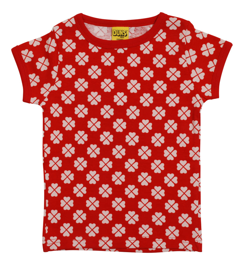 Clover Poppy Whero Red Tee (8 - 11 years)