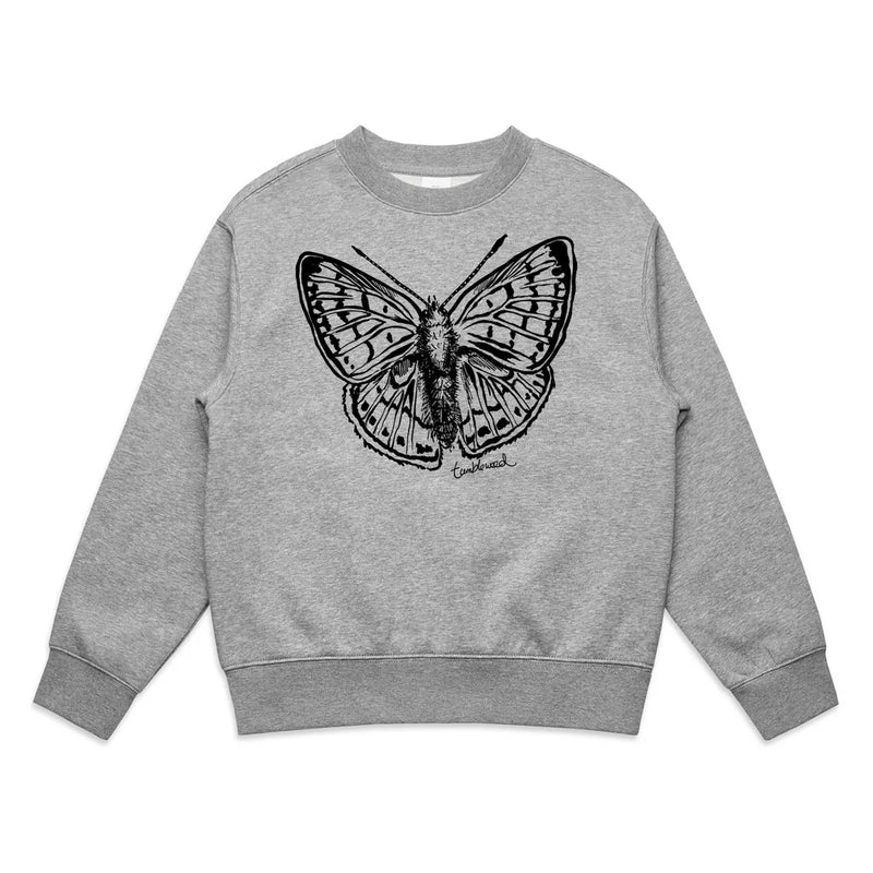 Pepe para riki/Copper butterfly (Grey Marle) Sweatshirt (2-12 years)